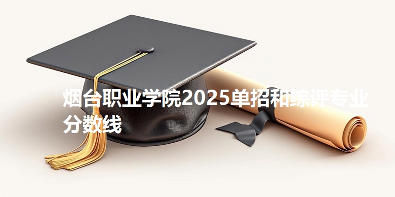 烟台职业学院2025单招和综评专业分数线